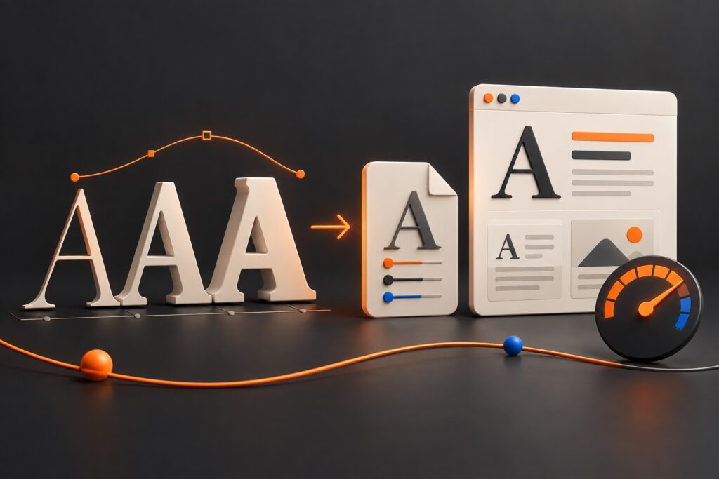 Fonts Are Your Heaviest Decision: How to Choose for Speed and Style